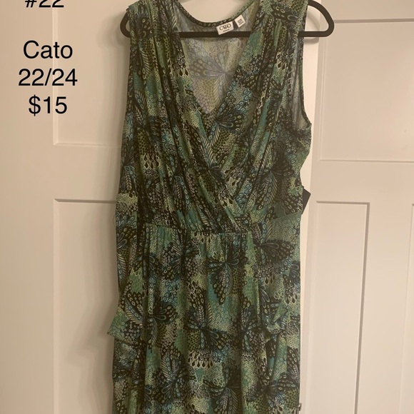 Multi colored sleeveless dress - Picture 1 of 1